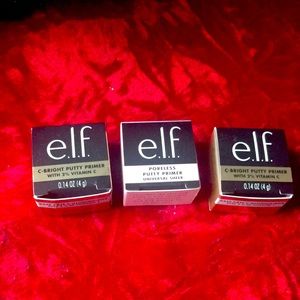 3x ELF Cosmetics PORELESS Putty Face Primer Universal Sheer Travel/mini